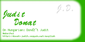 judit donat business card